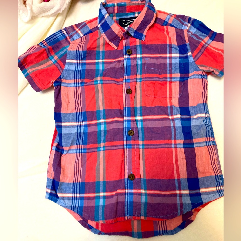 Toddler boy button up